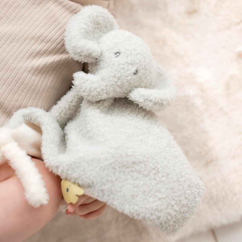  - teddy - plat éléphant gris 28 cm 